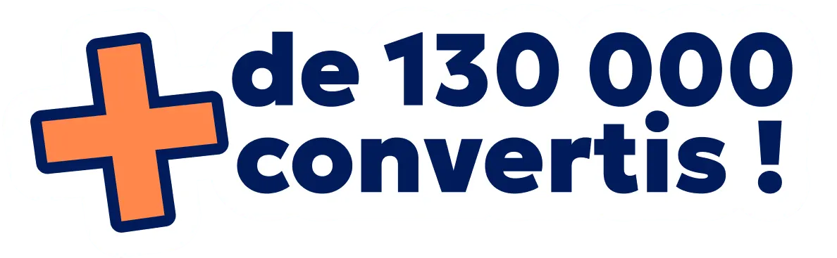 Sticker plus de 130000 convertis