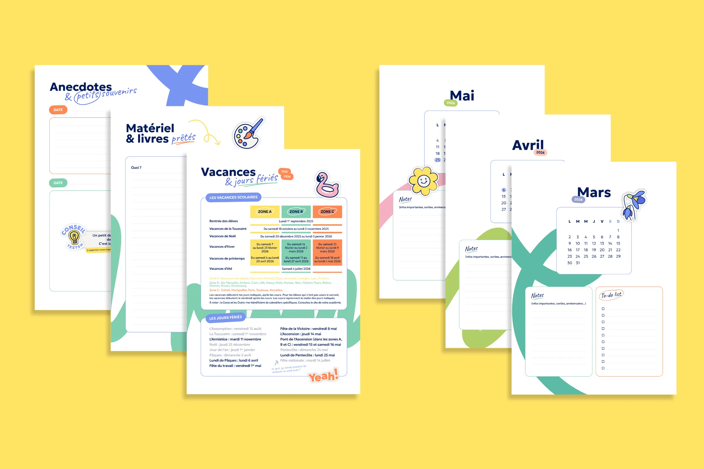 Télécharger et imprimer le planner en PDF
