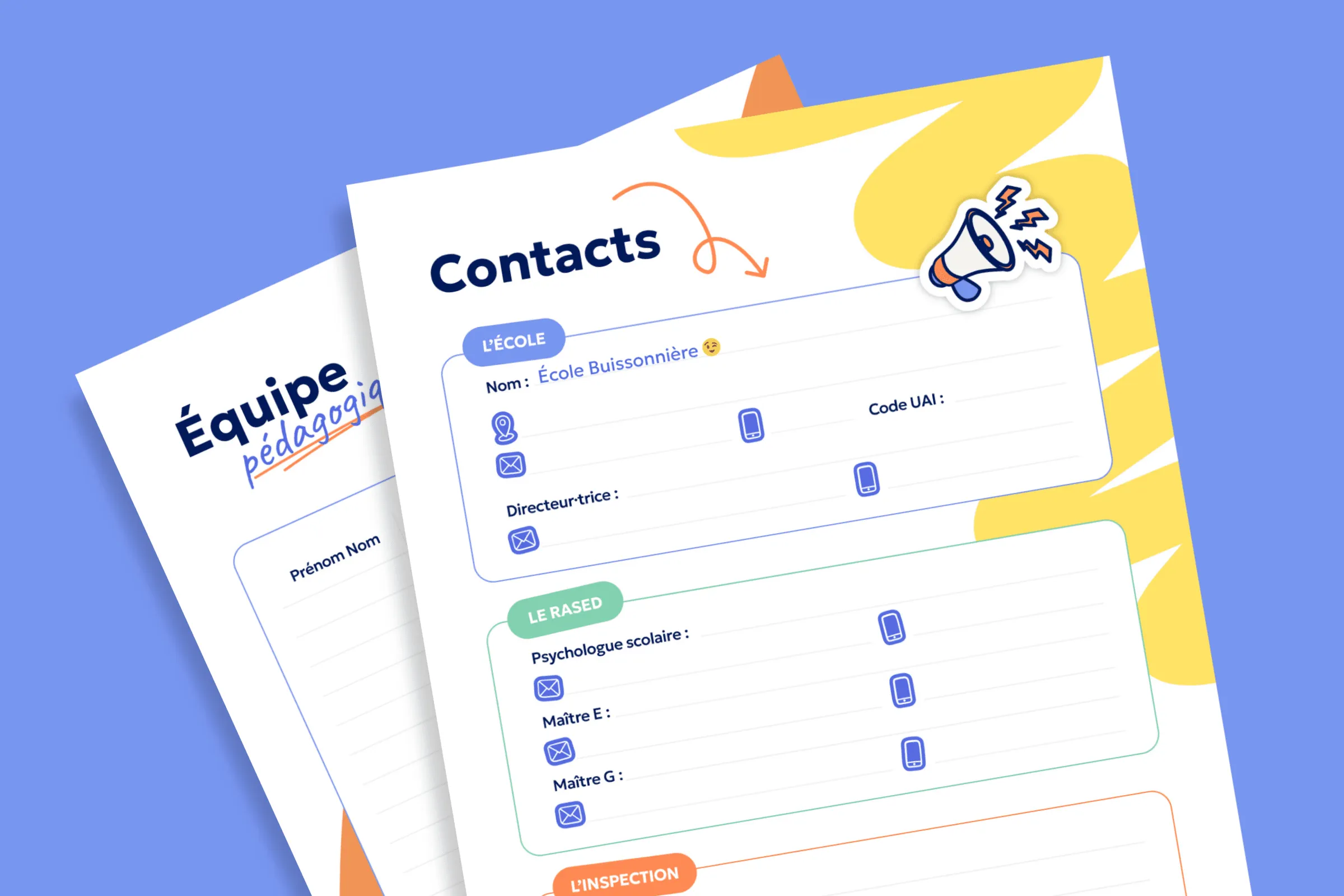 Fonctionnalités du planner enseignant Teetsh