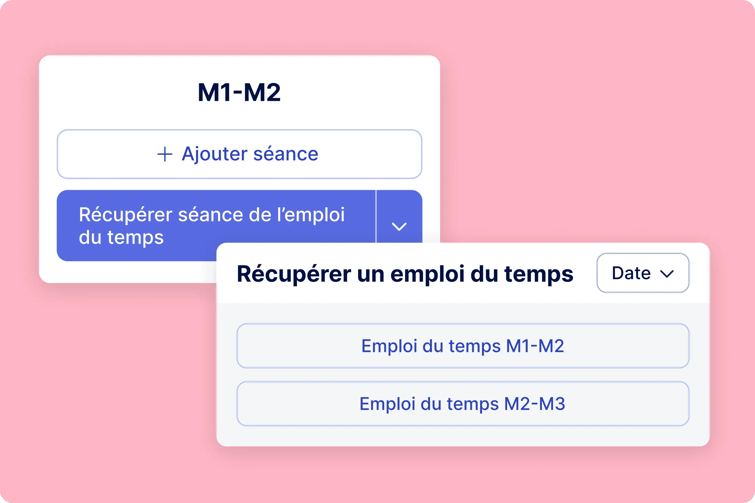Aperçu Journal de classe - Récupérer son EDT