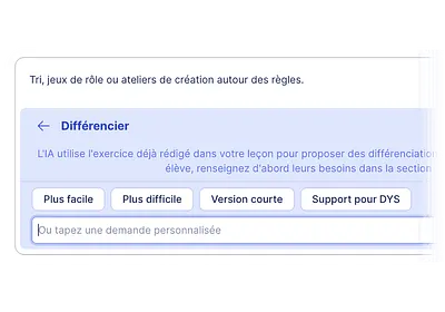 screenshot assistant IA différenciation 
