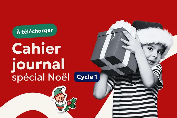 Aperçu Cahier journal journée de Noël Cycle 1