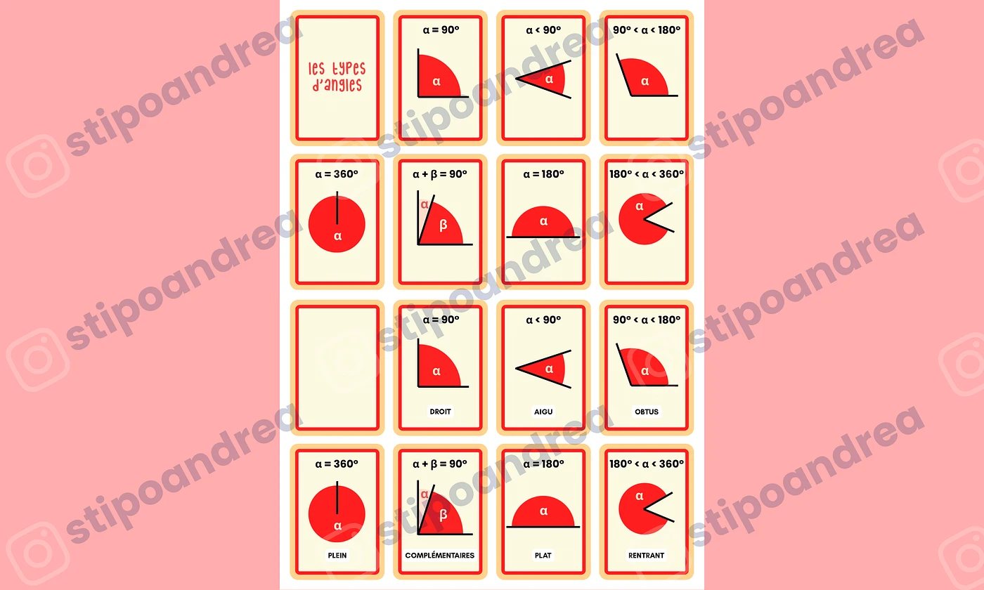 Flashcards maths • Cycle 2 & 3 🃏