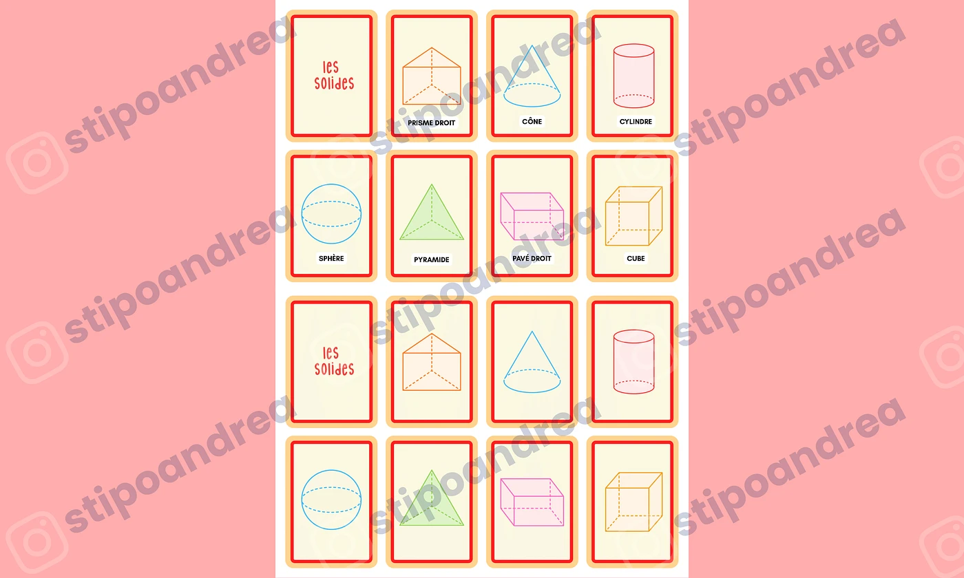 Flashcards maths • Cycle 2 & 3 🃏