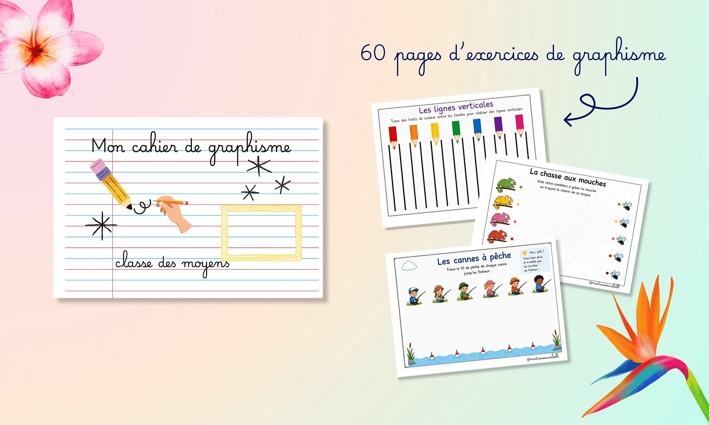 Aperçu Cahier de graphisme MS - maitresseaurelielh x Teetsh