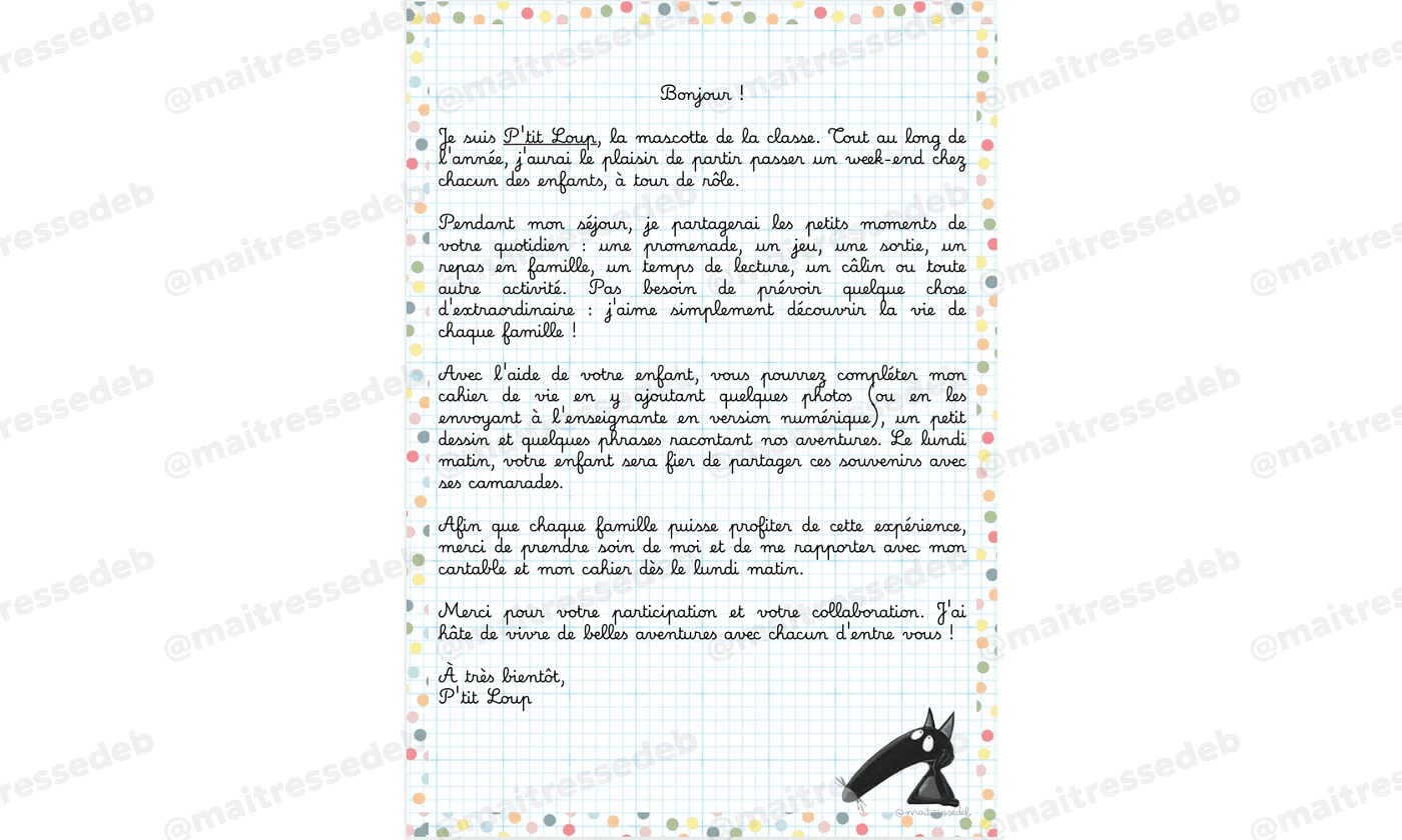 Aperçu Cahier de vie Maitresse Deb Vignette 3