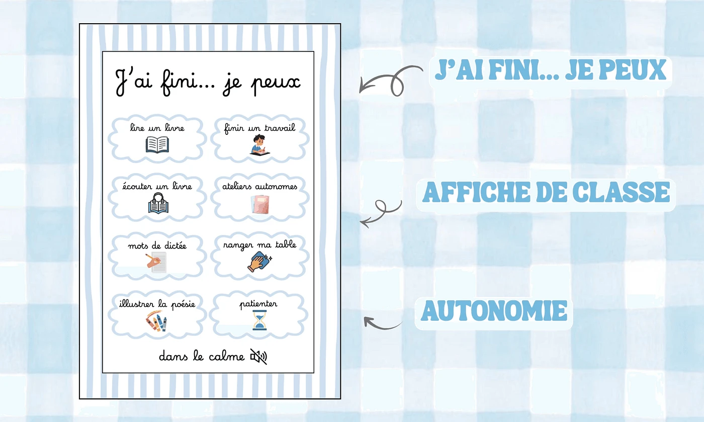J'ai fini je peux Maitresse Alizé