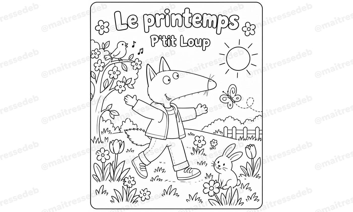 Aperçu Les saisons Ptit loup Maitresse Deb Vignette 2