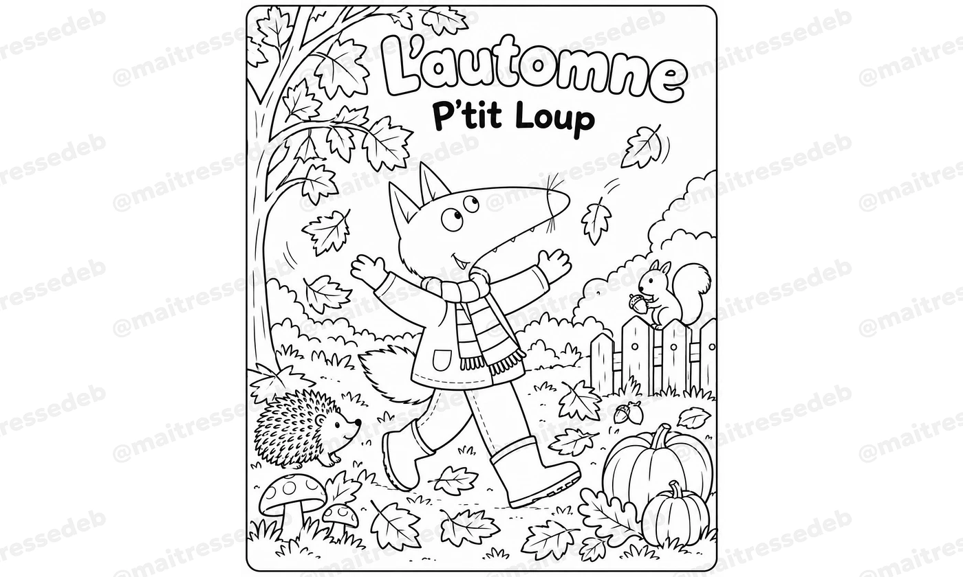 Aperçu Les saisons Ptit loup Maitresse Deb Vignette 5