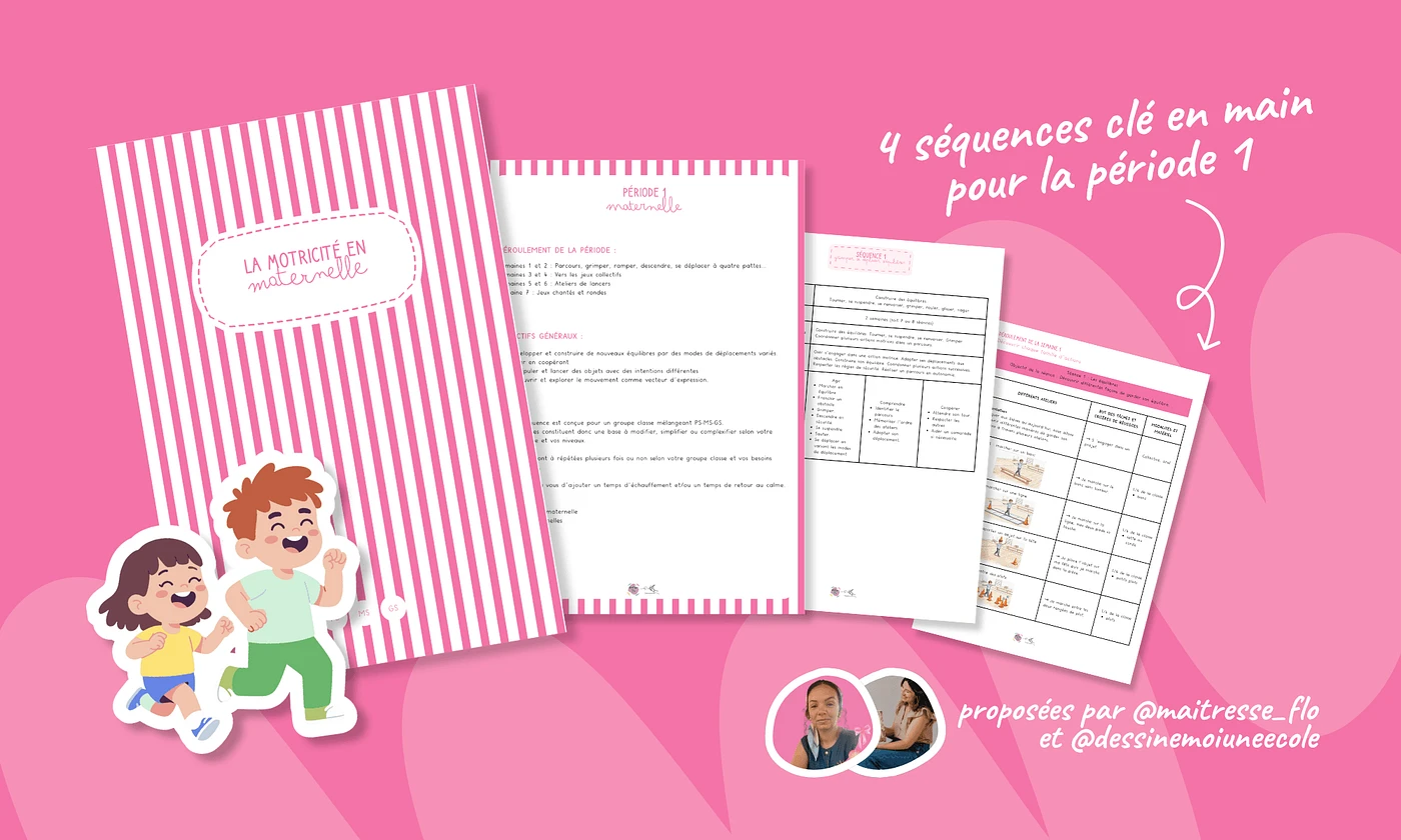 Aperçu Motricité maternelle Période 1 Teetsh