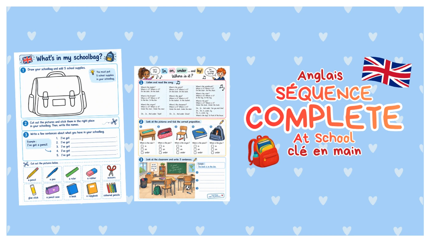 Aperçu séquence anglais La classe de Clémence Vignette1