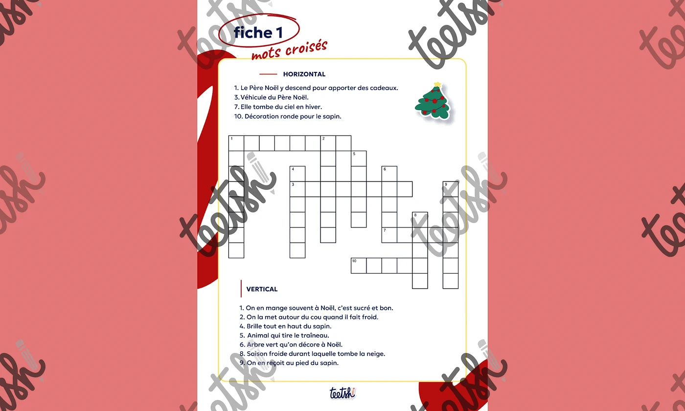 Aperçu Cahier d'autonomie Teetsh CE1 CE2 Période 2 - Fiche 1