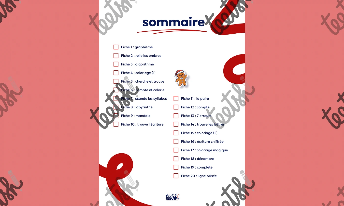 Aperçu Cahier d'autonomie Teetsh MS Période 2
