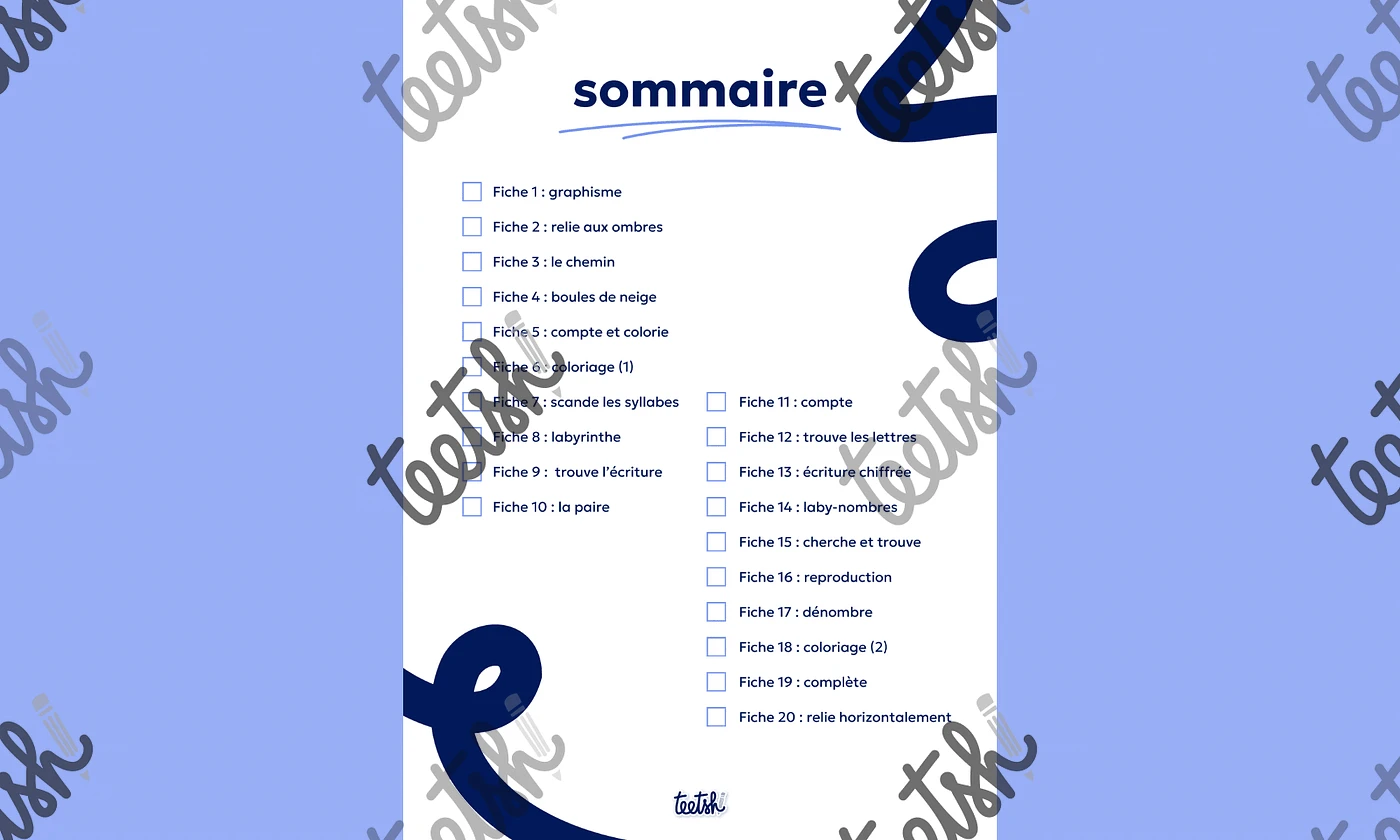 Aperçu Cahier d'autonomie Teetsh MS Période 3