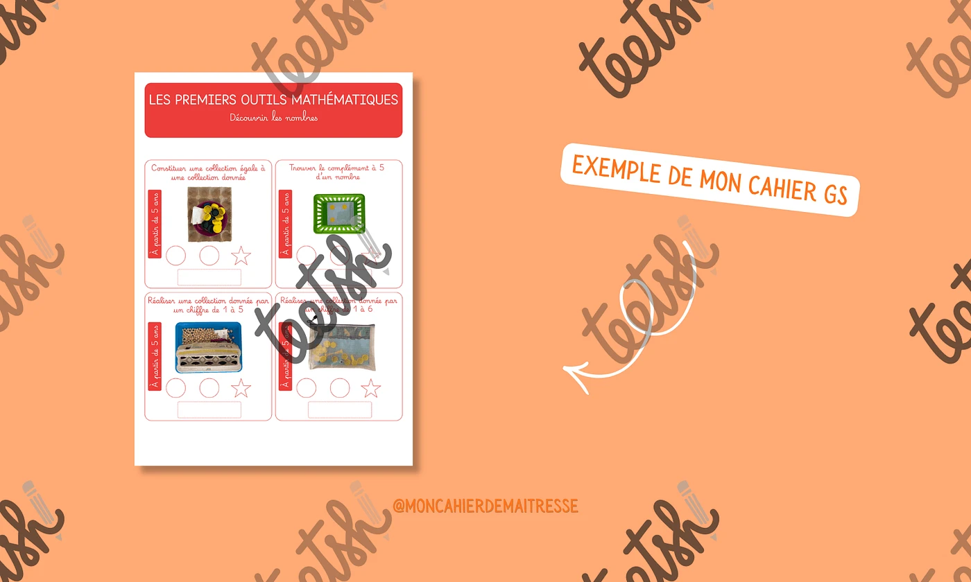 Cahier suivi apprentissage GS moncahierdemaitresse