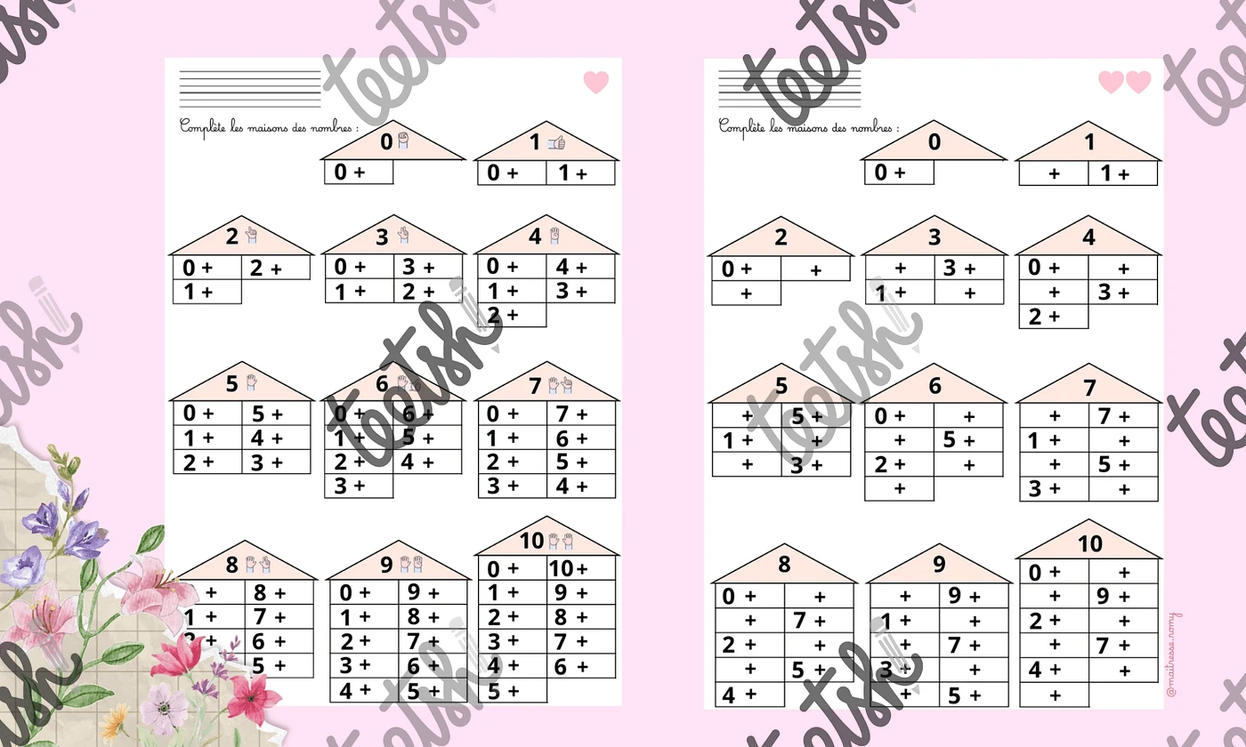 Fiches nombres Maitresse Romy Vignette 2