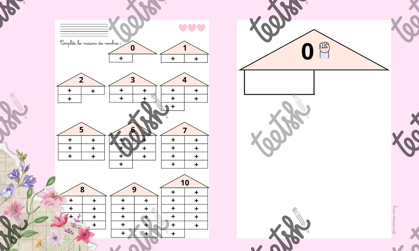 Fiches nombres Maitresse Romy Vignette 3
