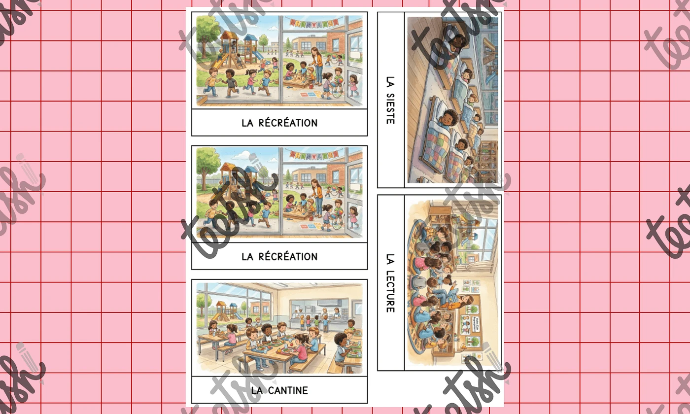 Aperçu Frise journaliere Dessine moi une ecole Vignette 3