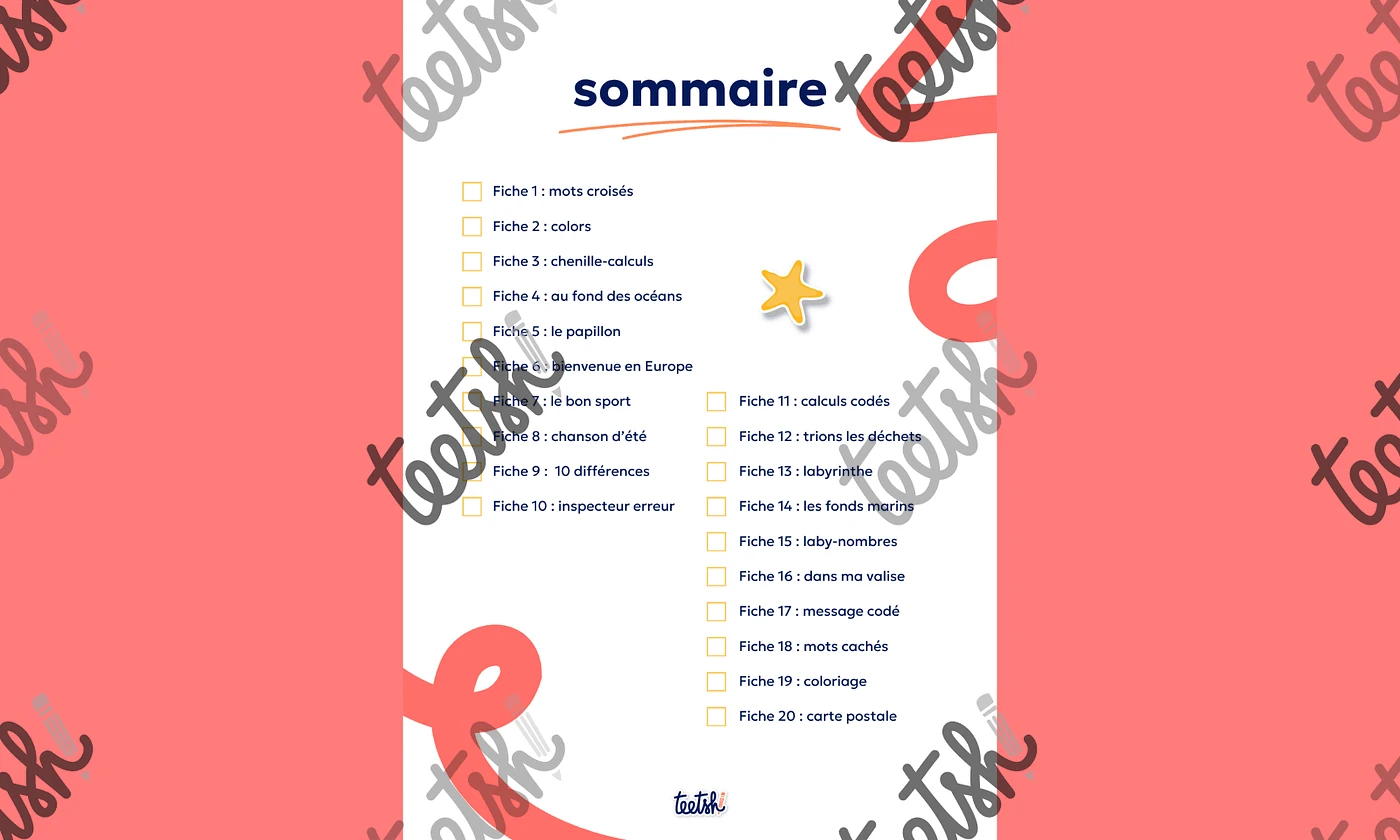Aperçu Cahier d'autonomie Teetsh CM1 CM2 Période 5