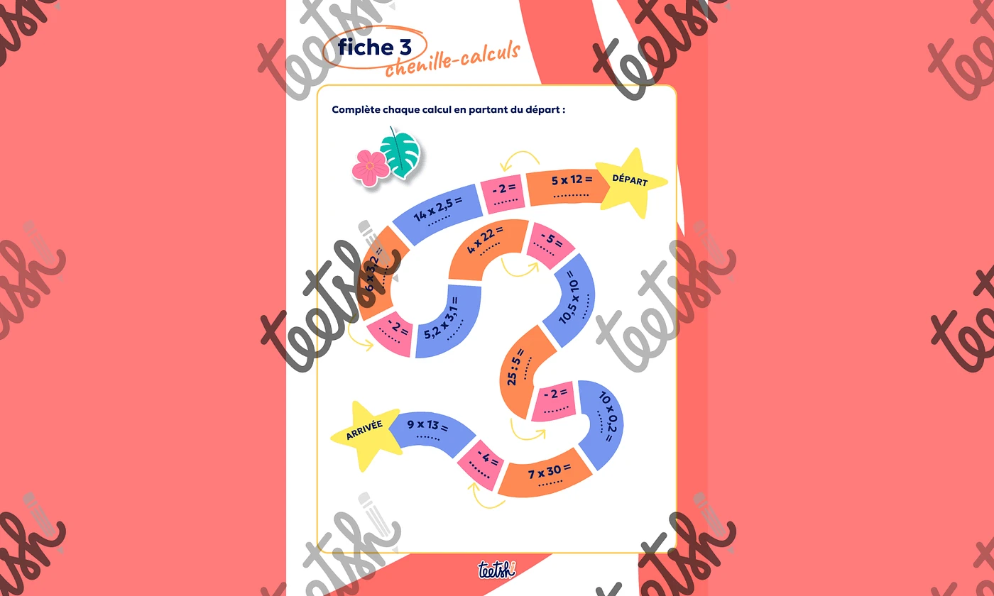 Aperçu Cahier d'autonomie Teetsh CM1 CM2 Période 5