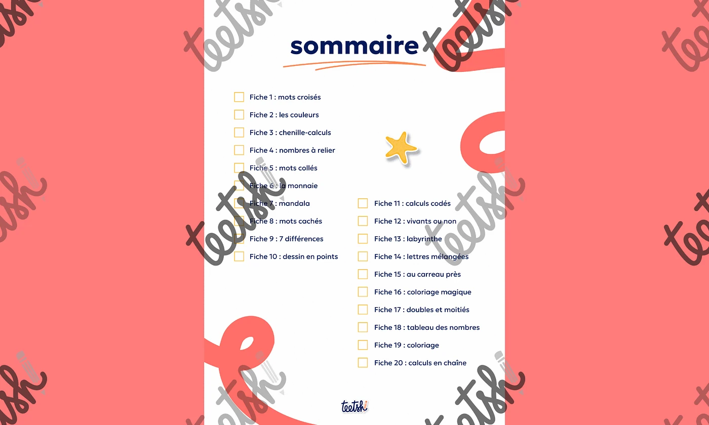 Aperçu Cahier d'autonomie Teetsh CP Période 5