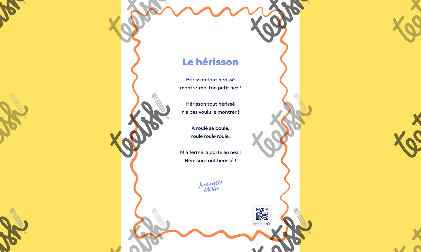 Recueil de comptines et jeux de doigts « Automne » • Cycle 1 🍂