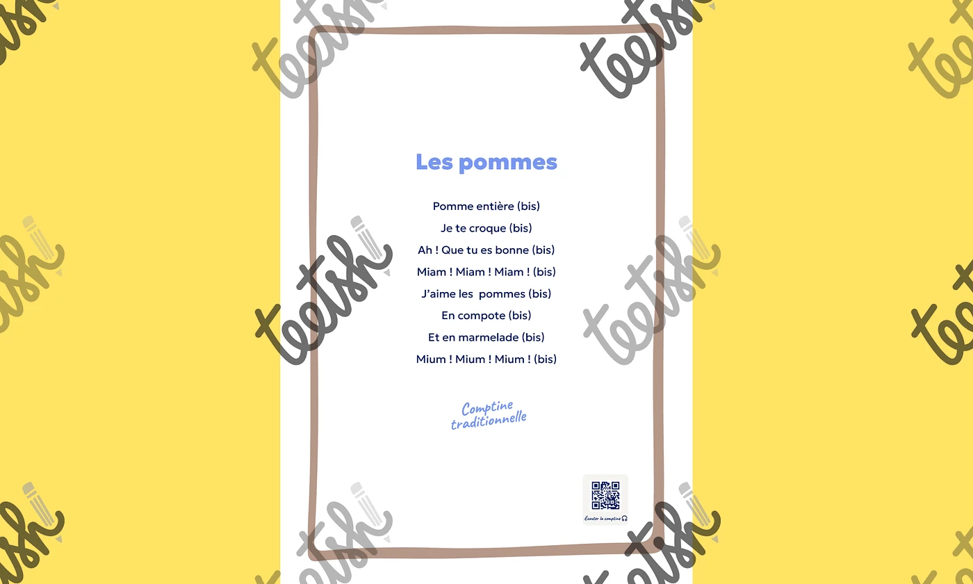Recueil de comptines et jeux de doigts « Automne » • Cycle 1 🍂