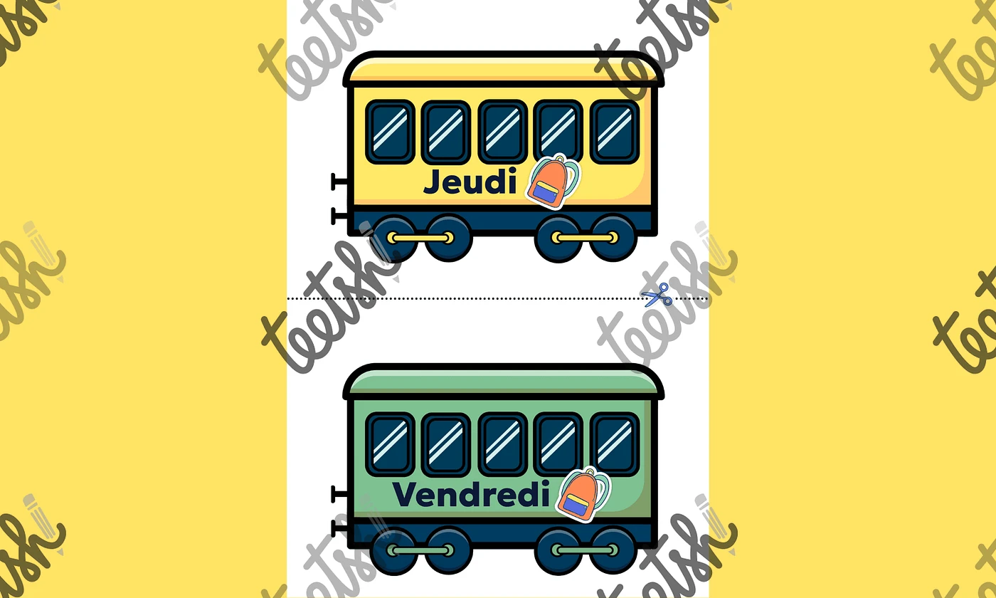 Aperçu Train de la semaine Maternelle - Aperçu 4 - Teetsh