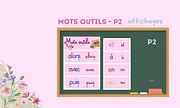 Aperçu 1 Mots outils P2 Affichages Maitresse Romy
