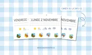 Aperçu Cahier de la date GS P2