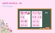 Aperçu Mots outils Affichages P1 Maitresse Romy 1