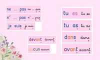Aperçu 3 Mots outils P2 Affichages Maitresse Romy