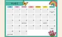 Aperçu calendrier Maitresse Flo Visuel 3