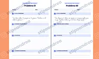 Aperçu problèmes maths à imprimer CE1
