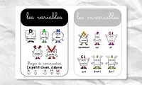 Aperçu affiches natures de mots Alice à l'école 2
