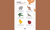 Cahier d'autonomie GS • Les animaux 🦒
