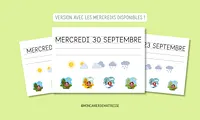 Cahier Date Grande Section Période 1 - Aperçu 3