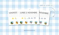 Aperçu Cahier de la date GS P2
