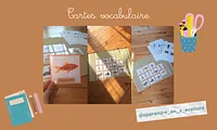 Cartes vocabulaire Apprendre en s'éveillant Vignette 1