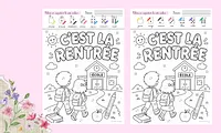 Aperçu Coloriage codés rentrée Maitresse Romy Vignette 2