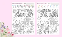 Aperçu Coloriage codés rentrée Maitresse Romy Vignette 3