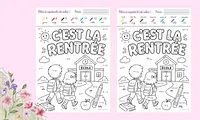 Aperçu Coloriage codés rentrée Maitresse Romy Vignette 4