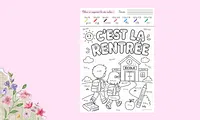 Aperçu Coloriage codés rentrée Maitresse Romy Vignette 5