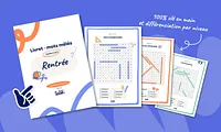 Aperçu Livret mots mêlés Rentrée Cycles 2 et 3 Teetsh
