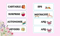 Aperçu étiquettes programmes du jour Maitresse Romy vignette4