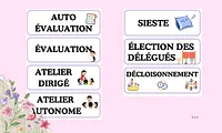 Aperçu étiquettes programmes du jour Maitresse Romy vignette5