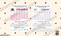 Rituel de la date et de la météo · Cametsaclasse - aperçu