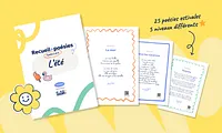 Aperçu Recueil de poésies Été - Teetsh Cycle 2 Cycle 3