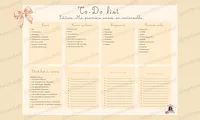 Aperçu To do list Ma première année en maternelle Maitresse Déb x Teetsh - Image 3