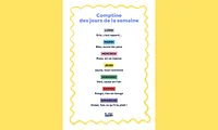 Aperçu Train de la semaine Maternelle - Aperçu 1 - Teetsh